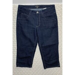 Riders By Lee Capri Jeans Size 10M‎ Blue Denim Pockets Cropped Pants W32 L19